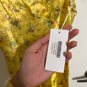 Reformation Ellery Silk Dress